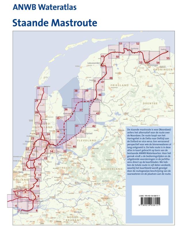 Achterkant van Staande mastroute