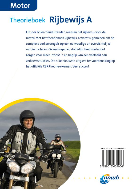 Achterkant van theorieboek