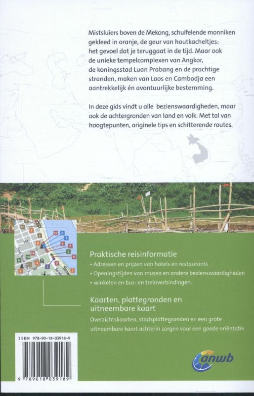 Achterkant van Laos & Cambodja