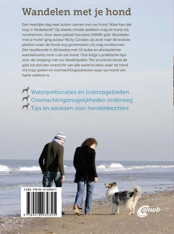 Achterkant van Wandelen met je hond