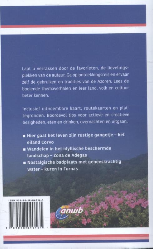 Achterkant van Azoren