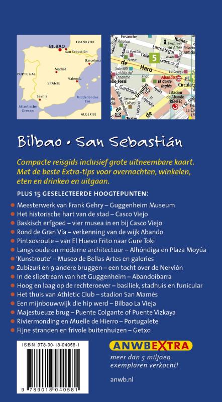 Achterkant van Bilbao . San Sebastian