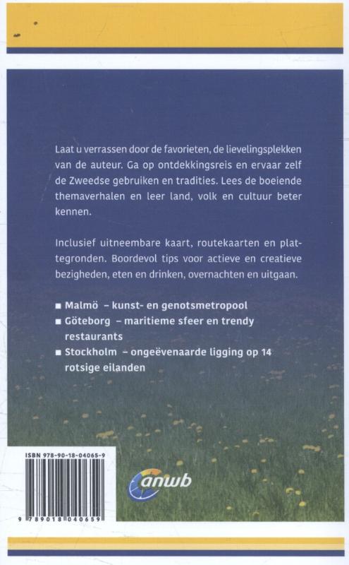 Achterkant van Ontdek Zuid-Zweden