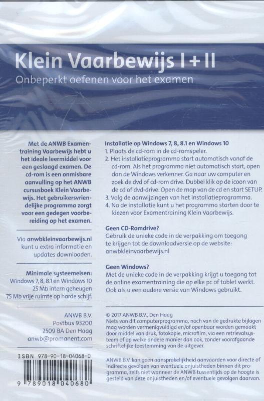 Achterkant van Klein Vaarbewijs I +II
