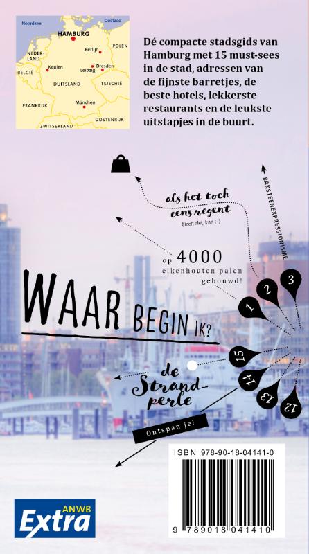 Achterkant van Hamburg