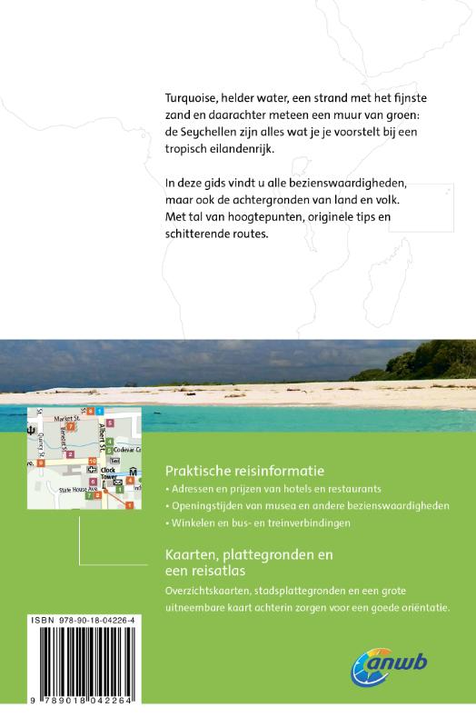 Achterkant van Seychellen