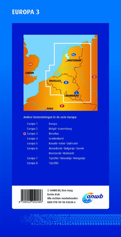 Achterkant van Europa 3 Benelux