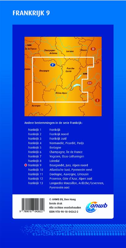 Achterkant van Frankrijk 9 Bourgondië,Jura,Alpen noord