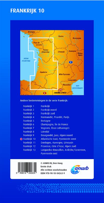 Achterkant van Frankrijk 10. Atlantische kust,Pyreneeën west