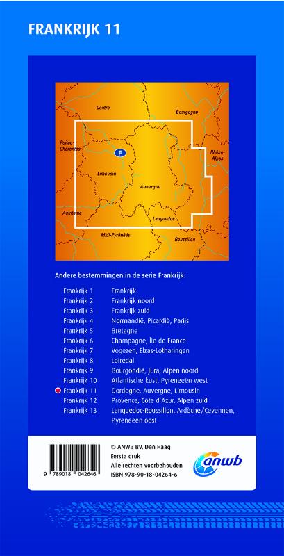 Achterkant van Frankrijk 11 Dordogne,Auvergne,Limousin