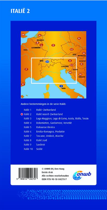 Achterkant van Italië Noord Zwitserland