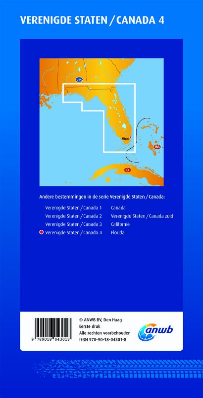 Achterkant van Verenigde Staten/Canada 4 Florida