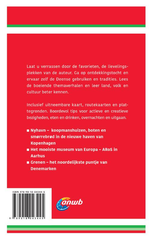 Achterkant van Ontdek denemarken