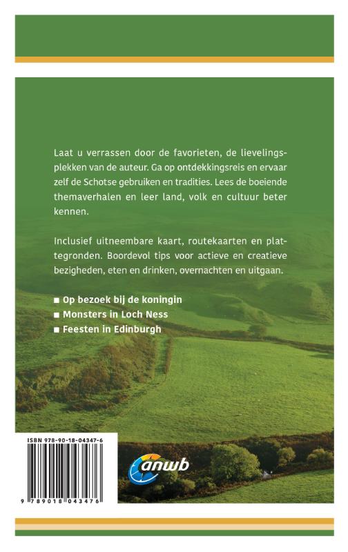 Achterkant van Ontdek Schotland