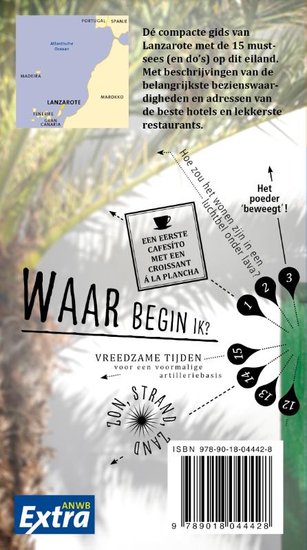 Achterkant van Lanzarote