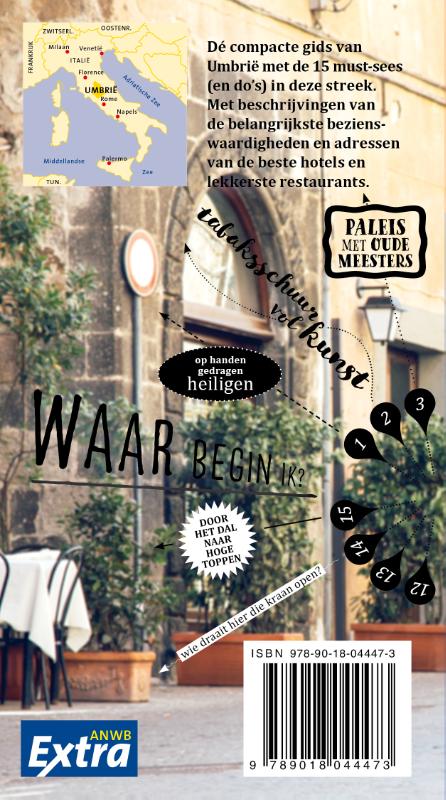 Achterkant van Umbrië