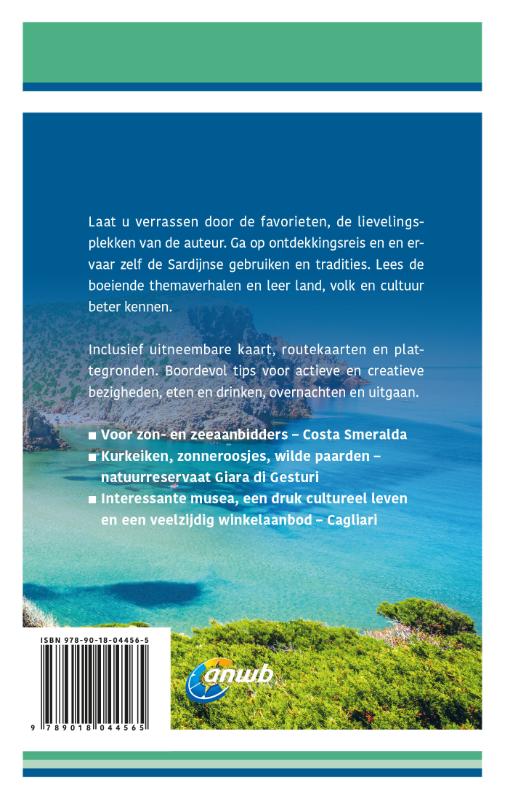 Achterkant van Ontdek Sardinië