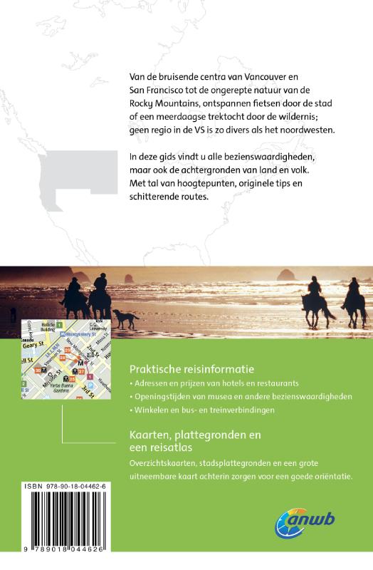 Achterkant van WERELDREISGIDS VERENIGDE STATEN NOORDWEST