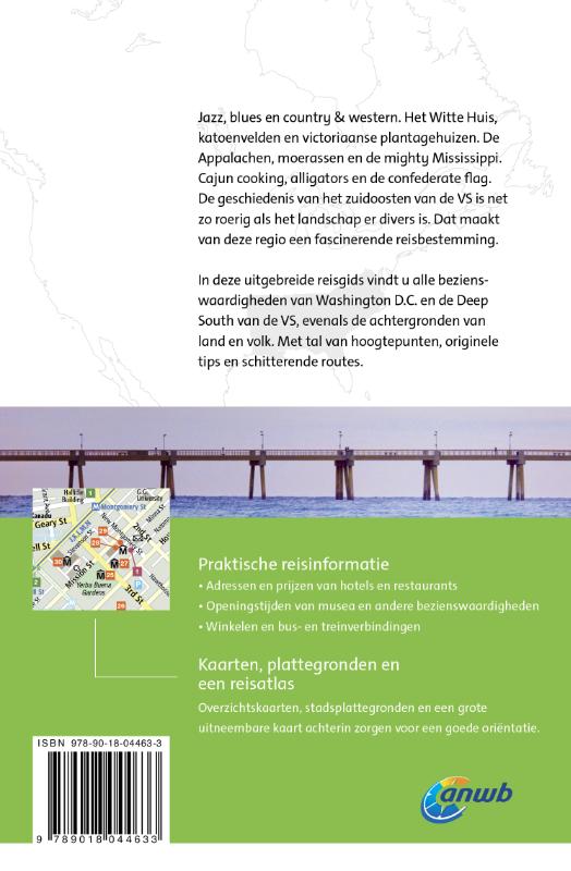 Achterkant van WERELDREISGIDS VERENIGDE STATEN ZUIDOOST