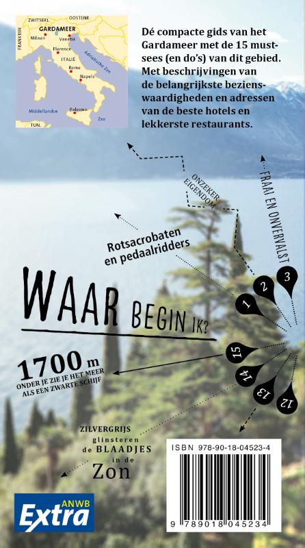 Achterkant van Gardameer