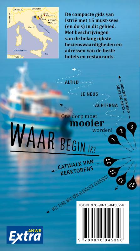 Achterkant van Istrië