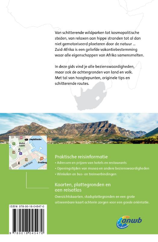 Achterkant van Zuid Afrika