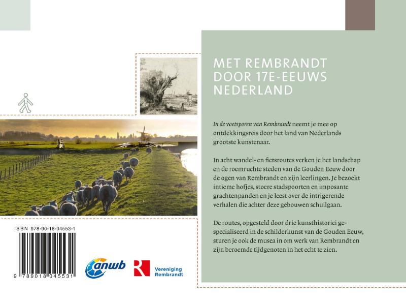 Achterkant van In de voetsporen van Rembrandt