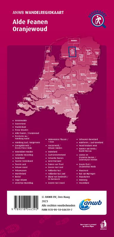 Achterkant van Alde Feanen, Oranjewoud 1:33.333
