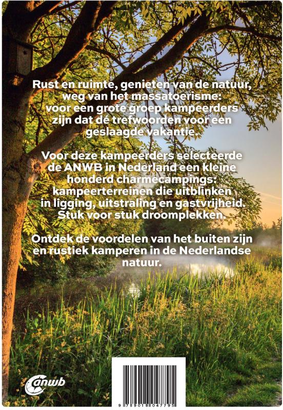 Achterkant van Charmecampings Nederland