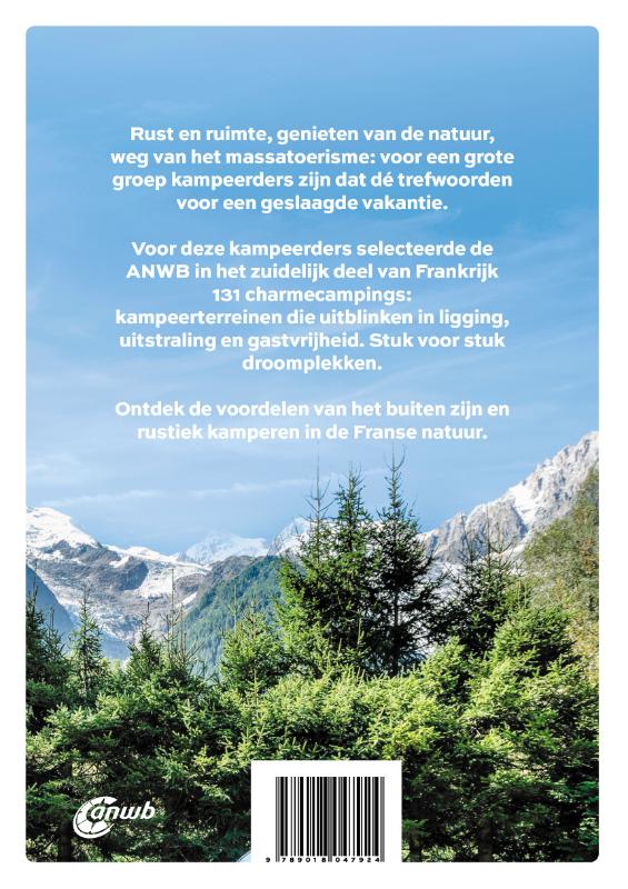 Achterkant van Charmecampings Frankrijk zuid