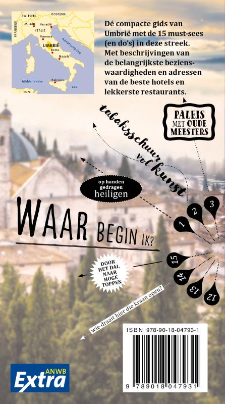 Achterkant van Umbrië