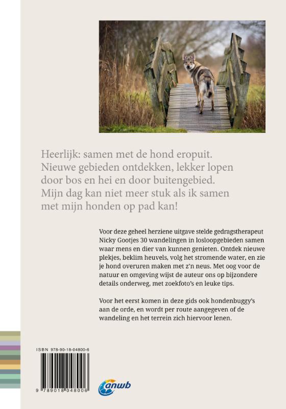 Achterkant van Wandelen met je hond