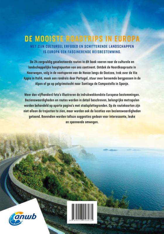 Achterkant van De mooiste roadtrips in Europa