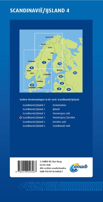 Achterkant van Scandinavië/IJsland 4. Noorwegen-Zweden
