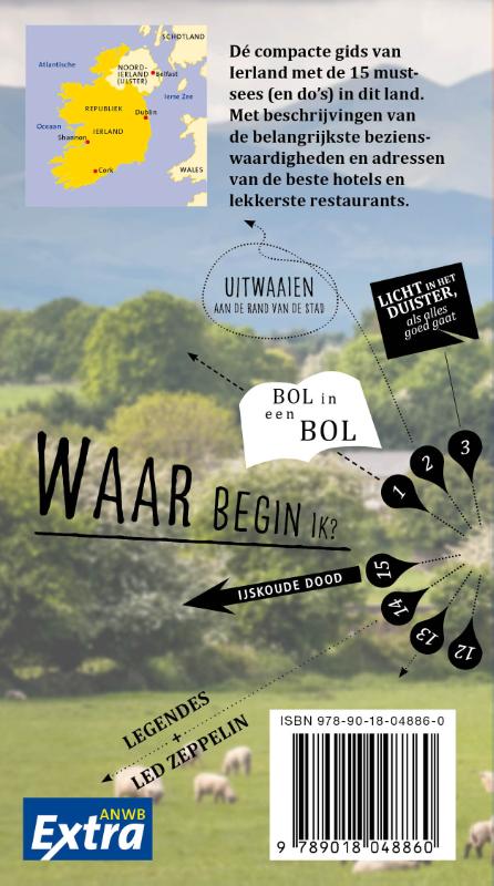 Achterkant van Ierland