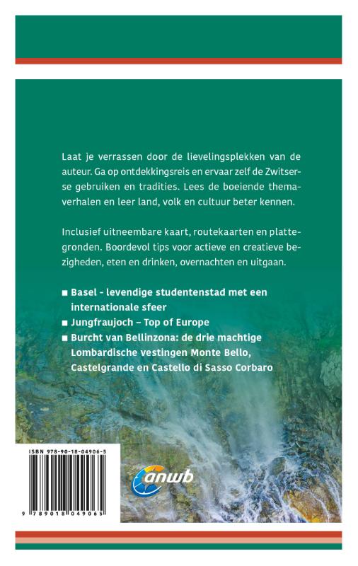 Achterkant van Zwitserland
