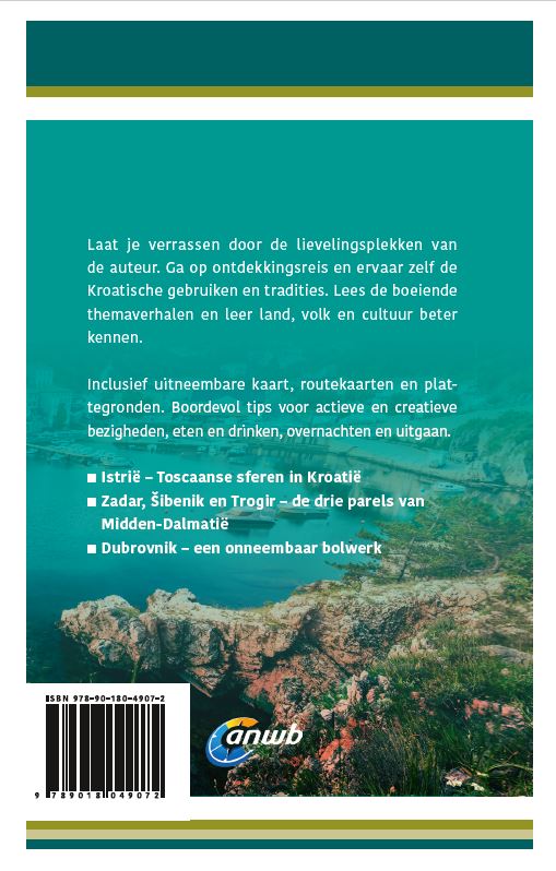 Achterkant van Kroatische kust