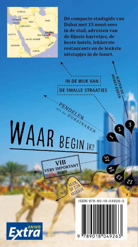Achterkant van Dubai