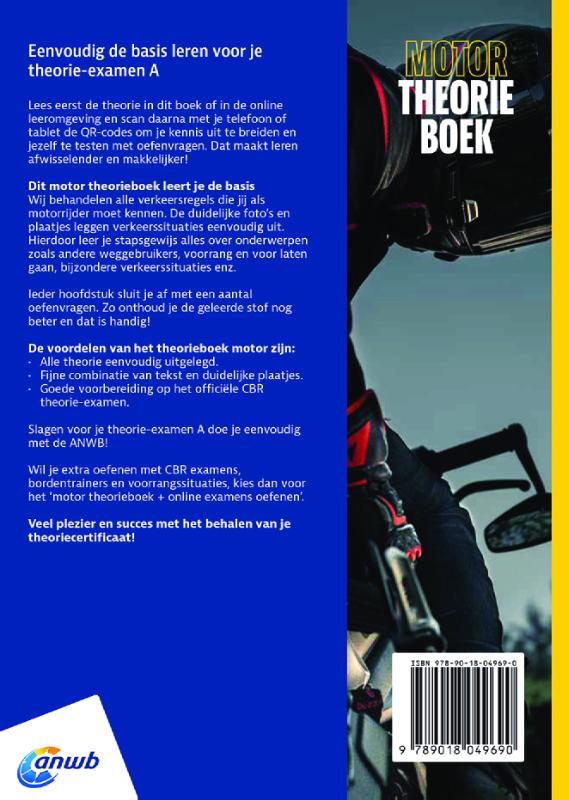 Achterkant van Motor - Theorieboek Rijbewijs A