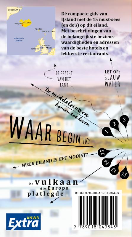 Achterkant van Extra IJsland