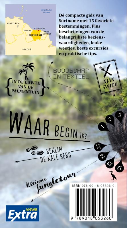 Achterkant van Suriname