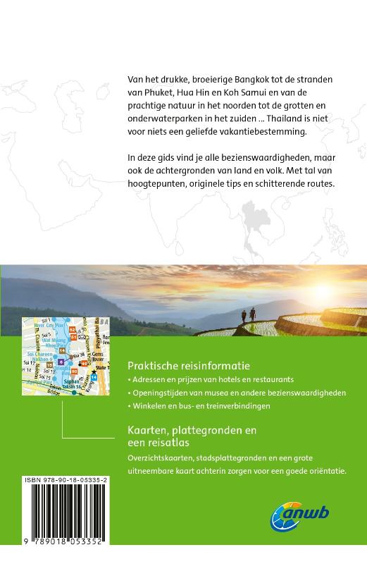 Achterkant van Thailand