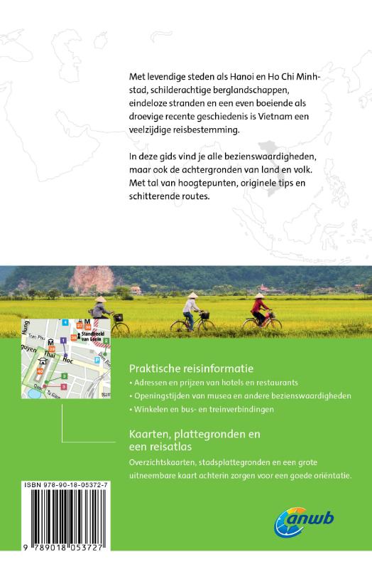 Achterkant van Vietnam