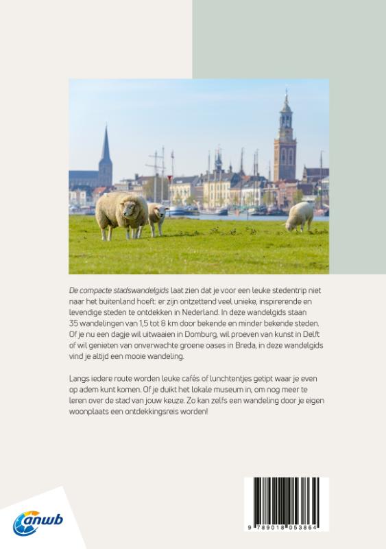 Achterkant van De compacte Stadswandelgids
