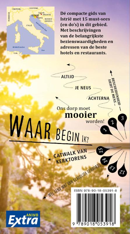 Achterkant van Istrië