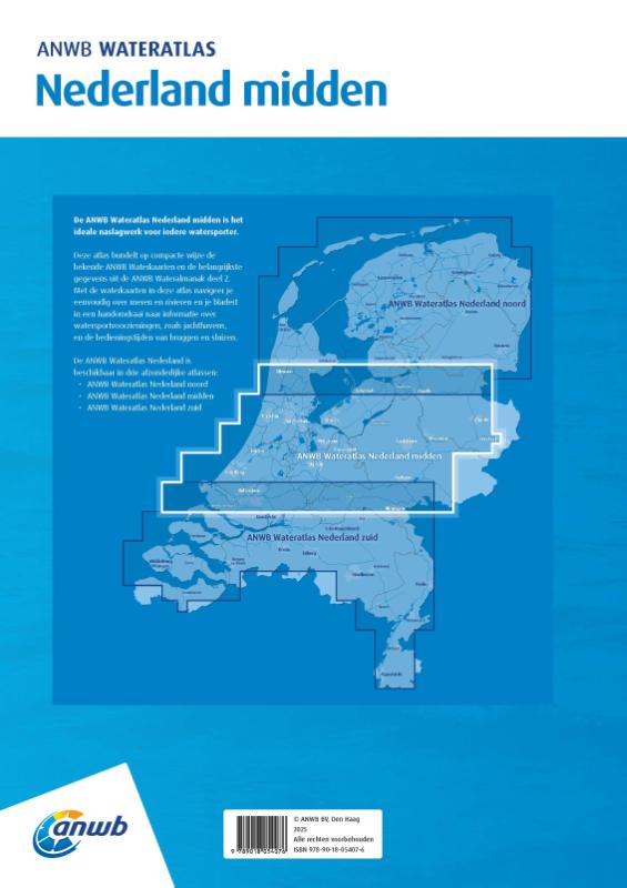 Achterkant van Wateratlas Nederland Midden