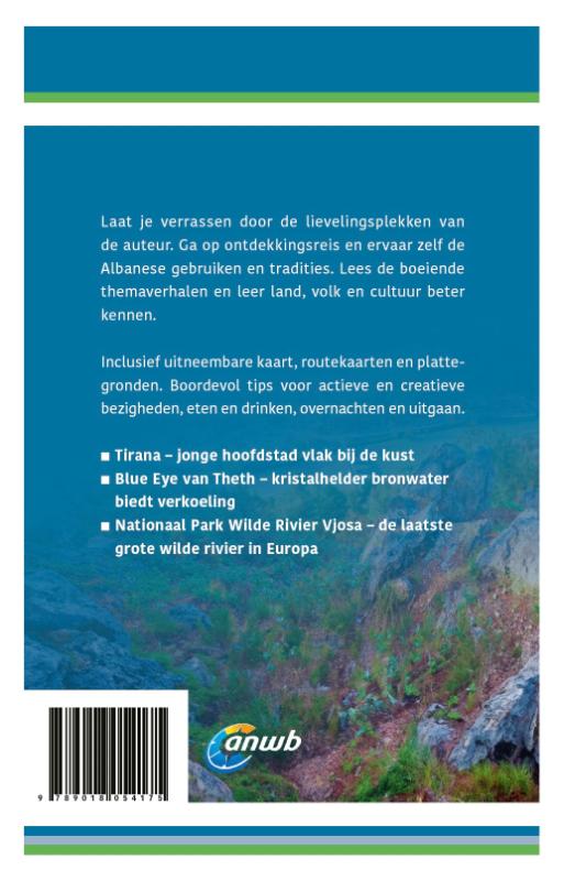 Achterkant van Albanië