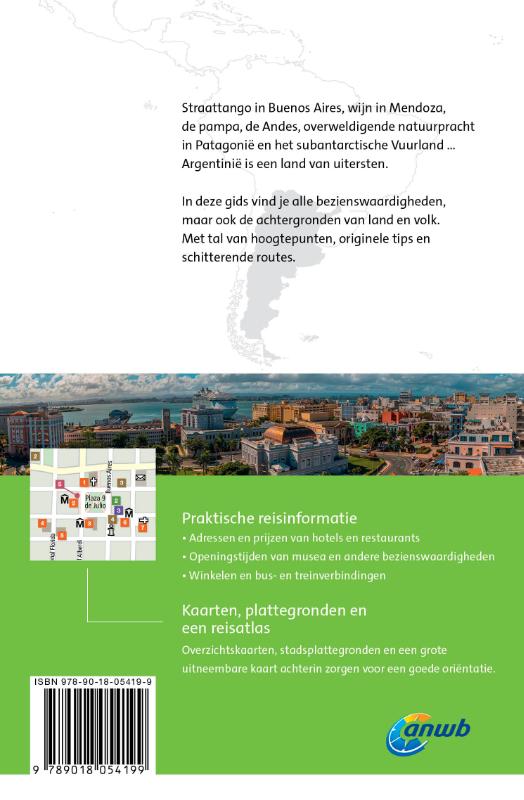 Achterkant van Argentinië