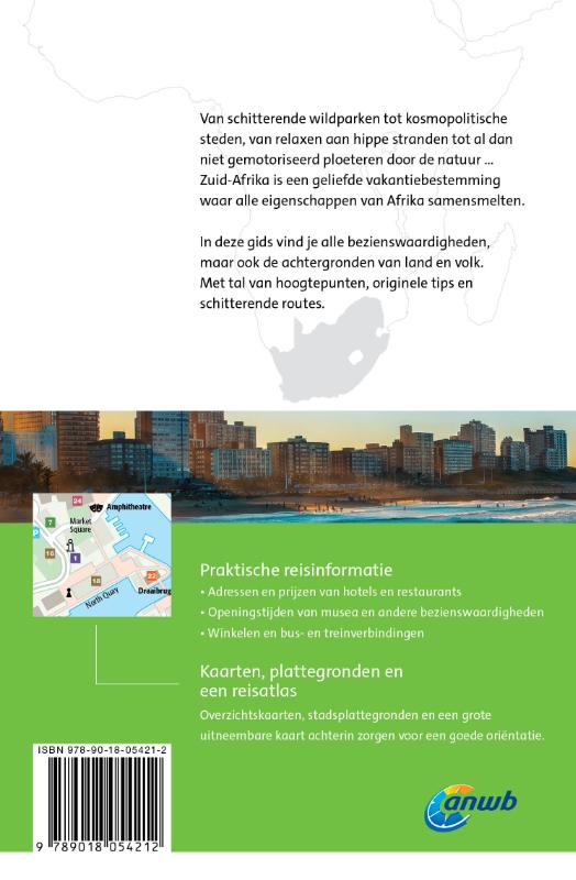 Achterkant van Zuid-Afrika