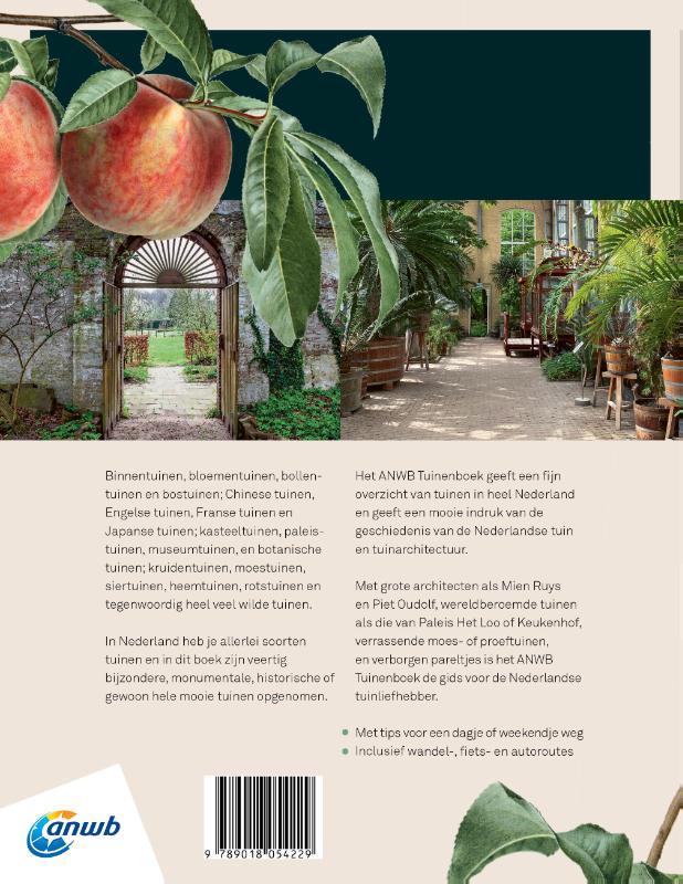Achterkant van Tuinenboek